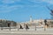 HAVANA, CUBA - OCTOBER 23, 2017: Havana Cityscape with San Salvador de la Punta Fortress is a fortress in the bay of Havana, Cuba