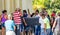 HAVANA, CUBA - OCTOBER 29-Family members carry a casket into funeral on Oct 29, 2015 in Havana, Cuba_