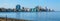 Havana Malecon - view of the Centre and Vedado. Panorama of Havana\'s in Cuba.