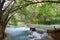 The Havasu River and a waterfall