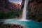 Havasupai Waterfalls in Arizona.