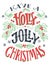 Have a holly jolly Christmas hand lettering