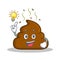 Have an idea Poop emoticon character cartoon