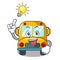 Have an idea school bus mascot cartoon