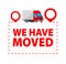 We have moved. Moving announcement. New location, new opportunities and clients.