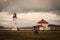 Havre Aubert Lighthouse or Amherst island lighthouse in Magdalen island