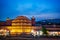 Hawa Mahal on evening, Jaipur, Rajasthan, India. An UNESCO World heritage.