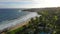 Hawaii, Aerial Flying, Palm Trees, Pacific Ocean, Kauai, Hawaiian Coast