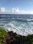 Hawaii Big Island beach cliff