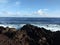 Hawaii Big Island beach cliff