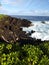 Hawaii Big Island beach cliff