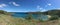 Hawaii Hanauma Bay Panoramic View of Grass and Ocean