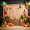 Hawaii kids Digital Backdrop, cake smash backdrop, Digital Photography Props