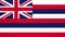 Hawaii national fabric flag textile background. State official Hawaiian sign. Territory of the USA