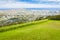 Hawaii oahu waikiki city, diamond head, ocean over viewi