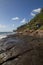 Hawaii Rocky shoreline with lighthouse