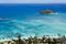 Hawaii`s Mokulua Islands on Pacific Ocean