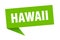 Hawaii sticker. Hawaii signpost pointer sign.