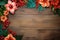 Hawaii themed background large copy space - stock picture backdrop