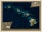 Hawaii, United States of America. High-res satellite. Labelled p