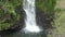 Hawaii waterfall closeup view