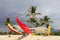 Hawaiian beach with boat