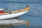 Hawaiian canoe on the Arcachon Basin