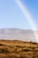 Hawaiian Rainbow over the Keck Observatory, Big Island Hawaii