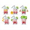 Hawaiian sea breeze cartoon character with cute emoticon bring money