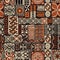 Hawaiian style tapa tribal fabric