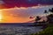 Hawaiian Sunset with Maui View