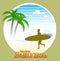 Hawaiian surfing label
