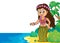 Hawaiian theme dancer image 2