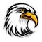 Hawk Eagle Head USA Logo Mascot Vector 05