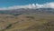 Hawk or kite on aerial video of the Kurai steppe