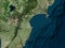 Hawke\\\'s Bay, New Zealand. High-res satellite. No legend