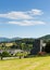 Hawkshead Lake District England uk on a beautiful sunny summer day popular tourist village