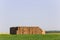 Hay bales in middle of the field