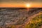 Hay Butte Overlook Sunset - Badlands National Park