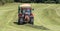 Hay harvest tractor