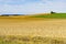 Hay landscape along touristic road Romantische Strasse, Germany