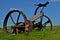 Hay Mower Antique in the Field