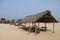 Hay shelters - Paradise Beach - Pondicherry tourism - India holiday destination - beach vacation