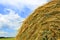 Hay stack close-up