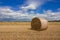 A haybale after the harvest