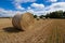 A haybale after the harvest