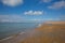 Hayling Island beach south coast of England UK