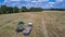 Haymaking on the meadow