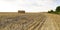 A Haystack field agricultural crop and wheat fields