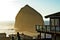 Haystack rock on cannon beach